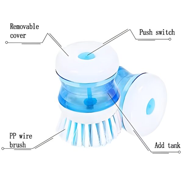 Liquid-Filled Dish Cleaning Brush | Pack of 4 - Image 4