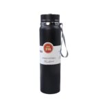 Stainless Steel Vacuum Flask, 1000ml, Pack of 1 - Black