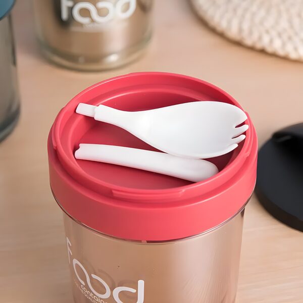 Stainless Steel Soup Rice Cup with Spoon | 400 ML | Pack of 1 - Image 7