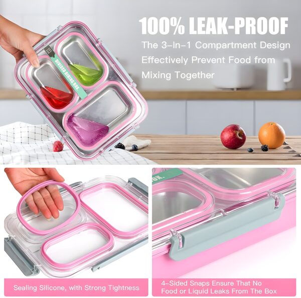 Stainless Steel Lunch Box | 1200 ML | Pack of 1 - Image 17