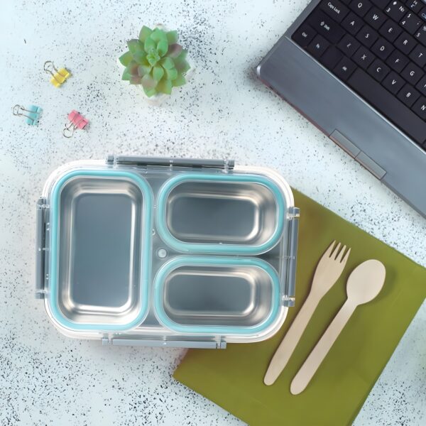 Stainless Steel Lunch Box | 1200 ML | Pack of 1 - Image 10