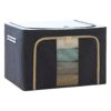 66L Storage Boxes for Clothes with Zip - Blue