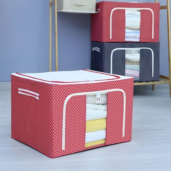 66L Storage Boxes for Clothes with Zip